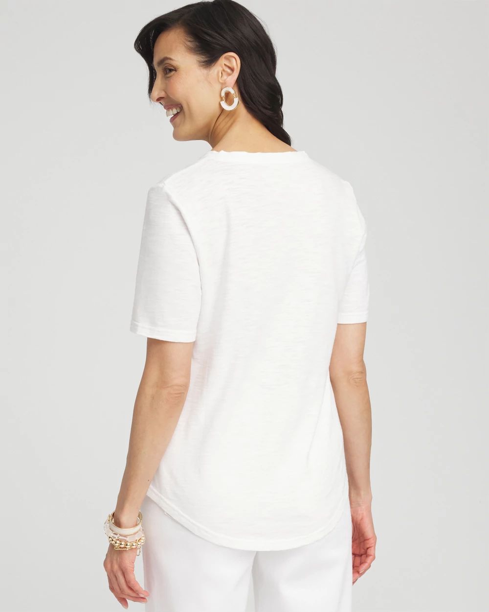Notch Neck Tee | Chico's